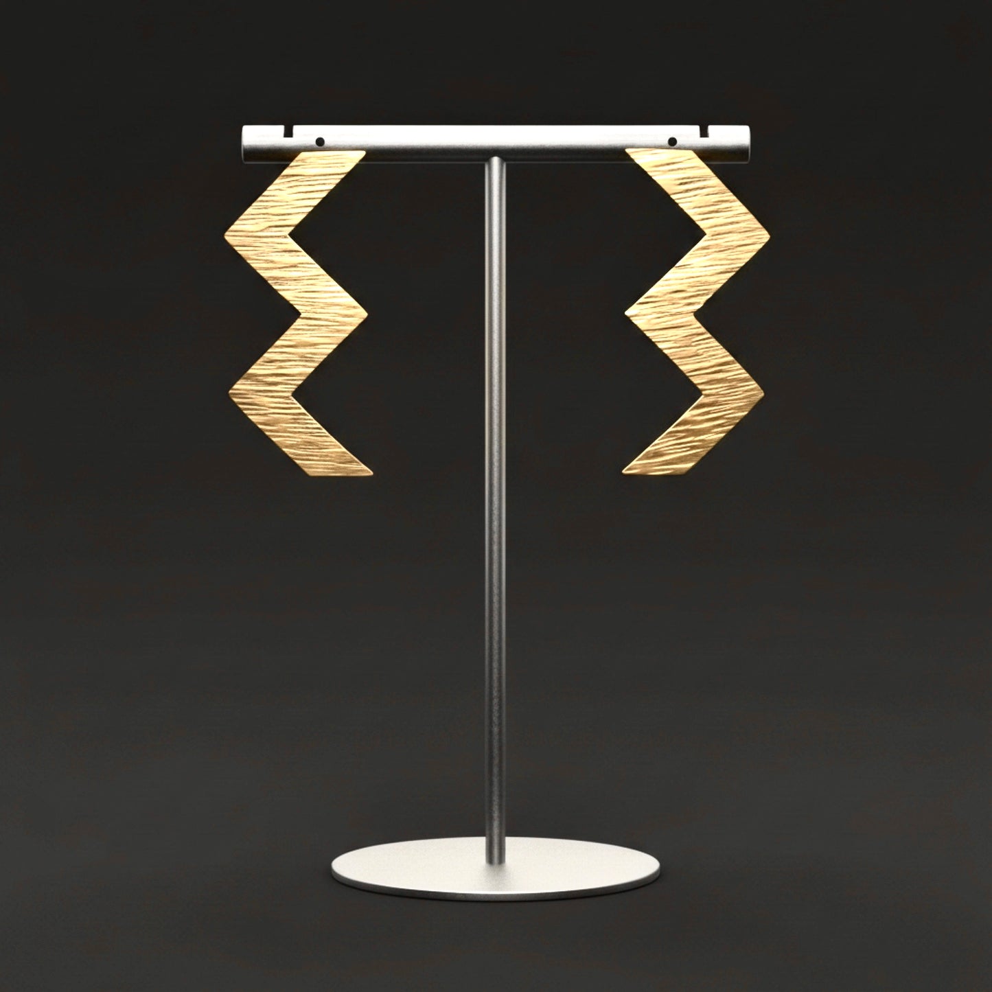 Boucles d’oreilles ZURI - Bijoux artisanaux femme – Laiton doré fait main