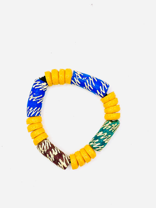 Bracelet - Éclat de Verre Krobo - Bosoo