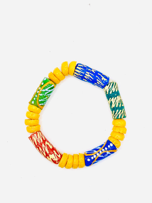 Bracelet - Éclat de Verre Krobo - Eban