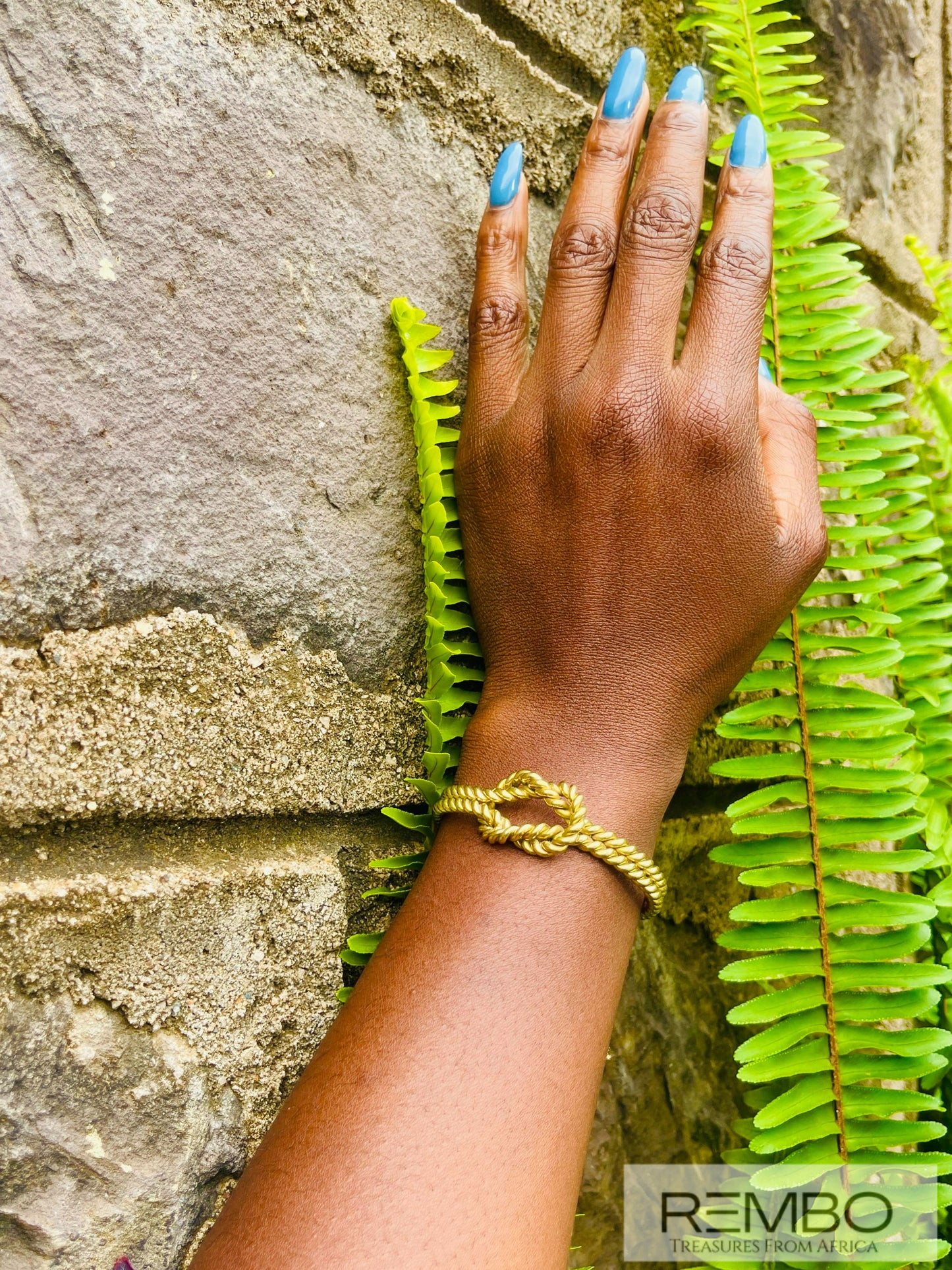 Mwende - Bracelet en Laiton Kenyan Mwende