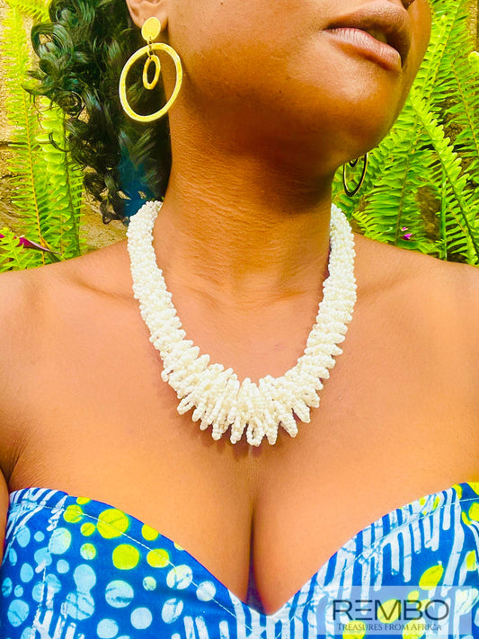 Selenkei - Collier Ras le Cou en Perles Maasai