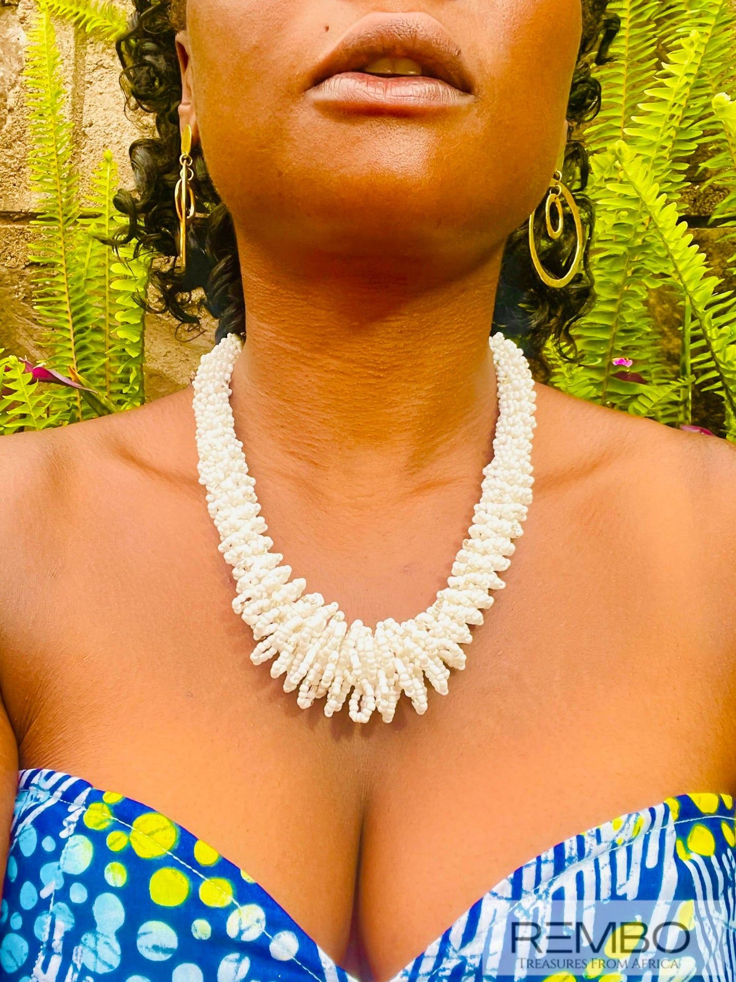 Selenkei - Collier Ras le Cou en Perles Maasai