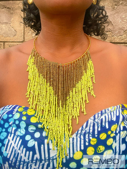 Enkare  - Collier en Perles Enkare Bijou Artisanal Maasai