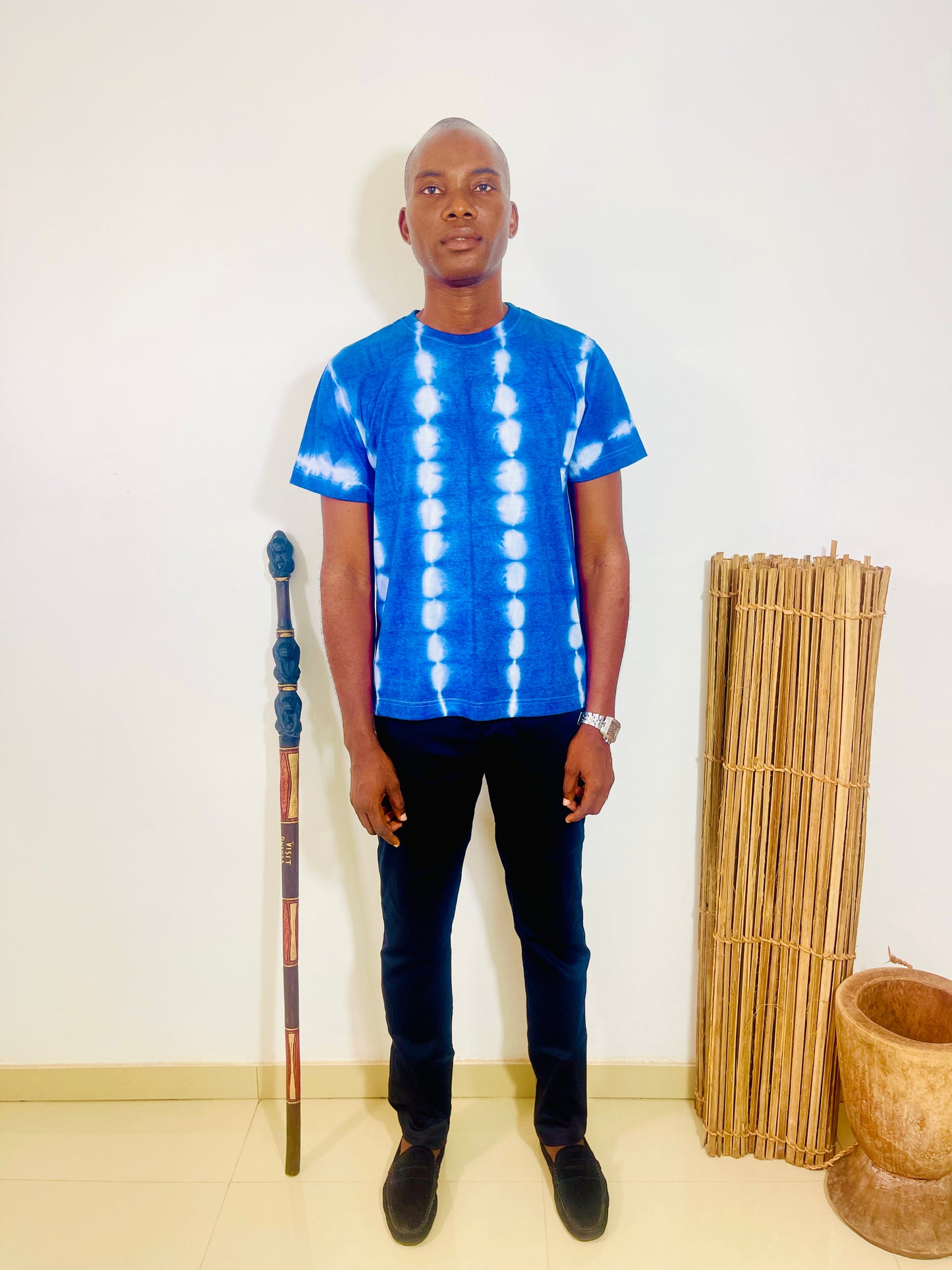 Tee-shirt Tie and Dye Artisanat Africain.