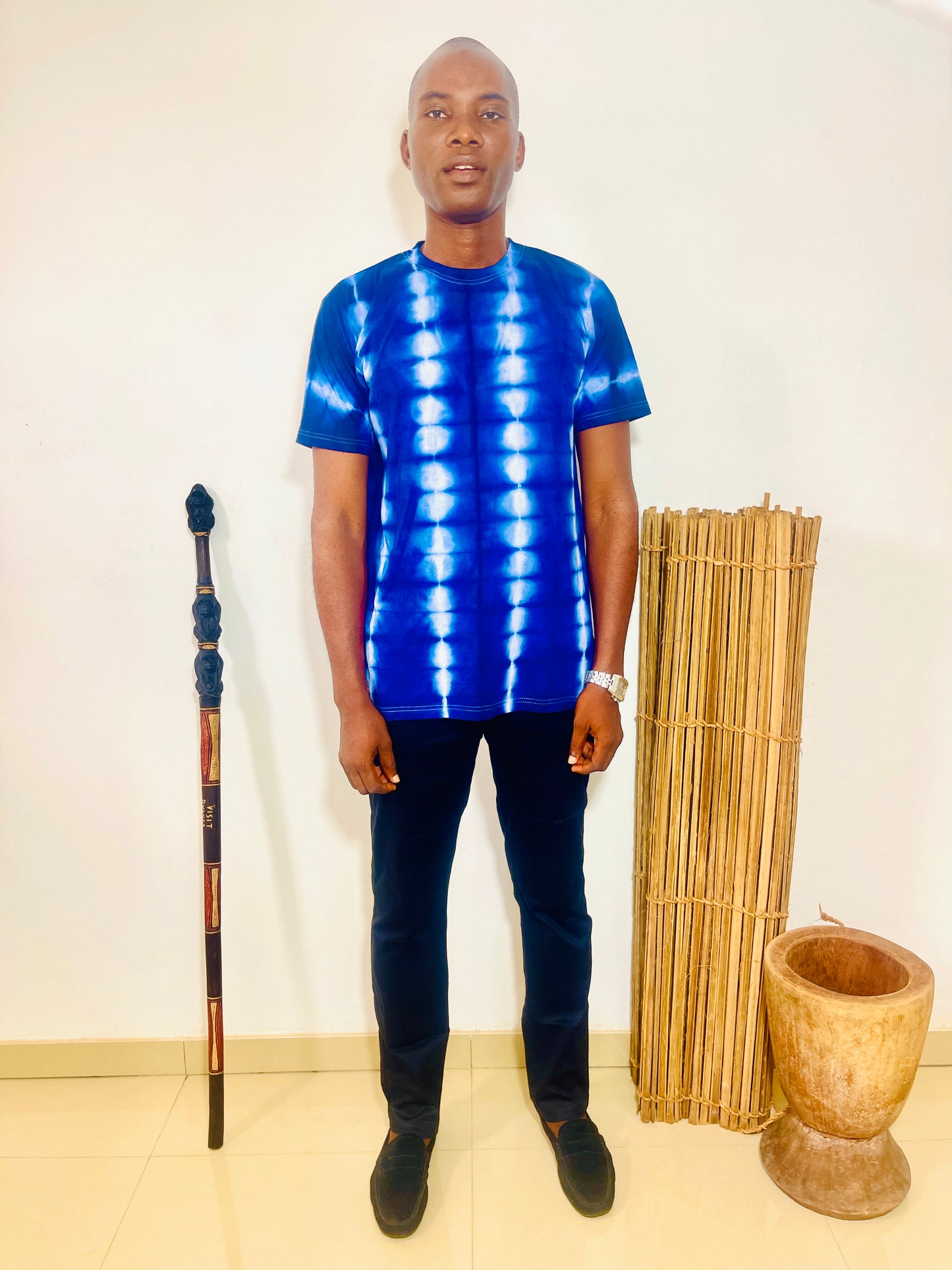 Tee-shirt Tie and Dye Artisanat Africain.